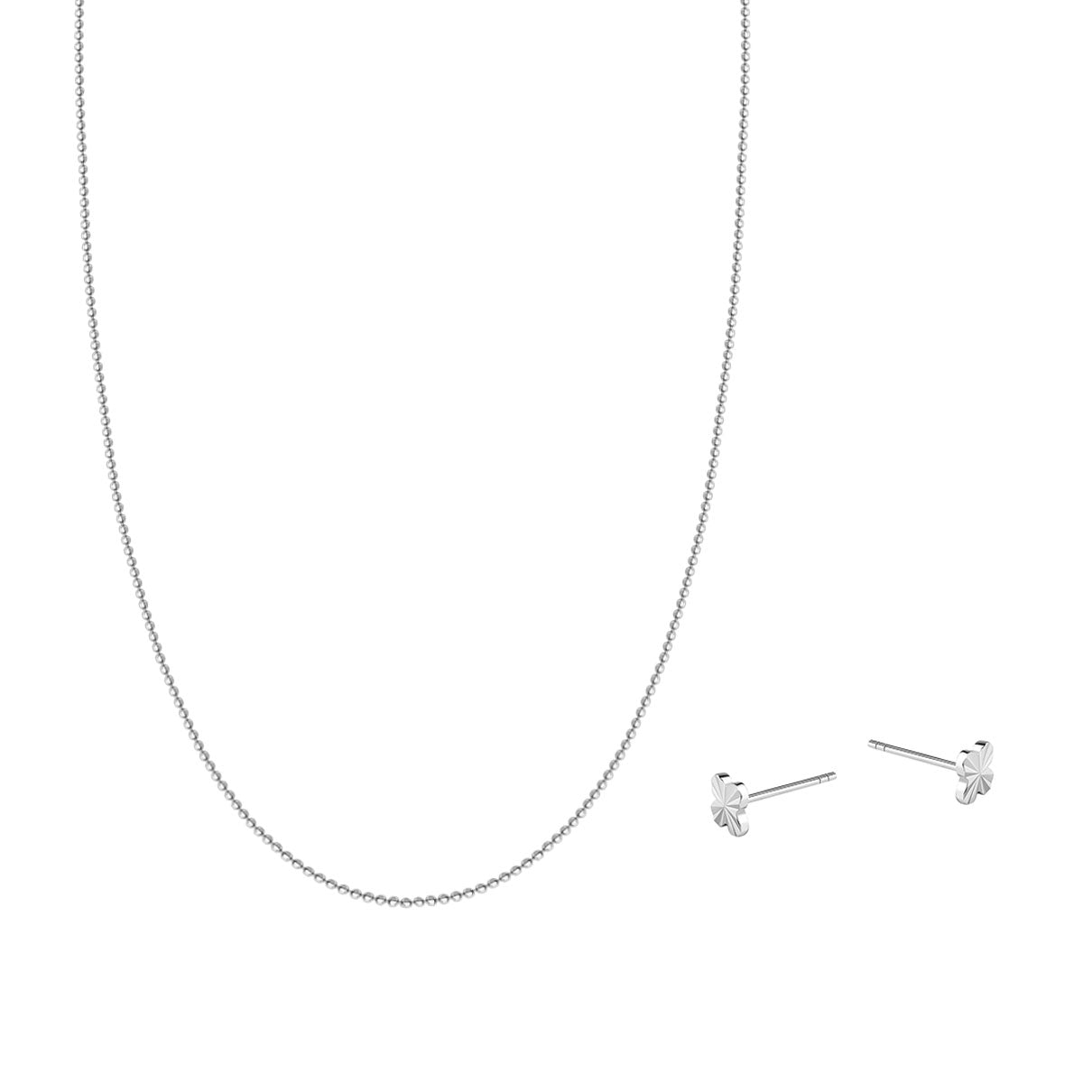 Komplet biżuterii srebrnej