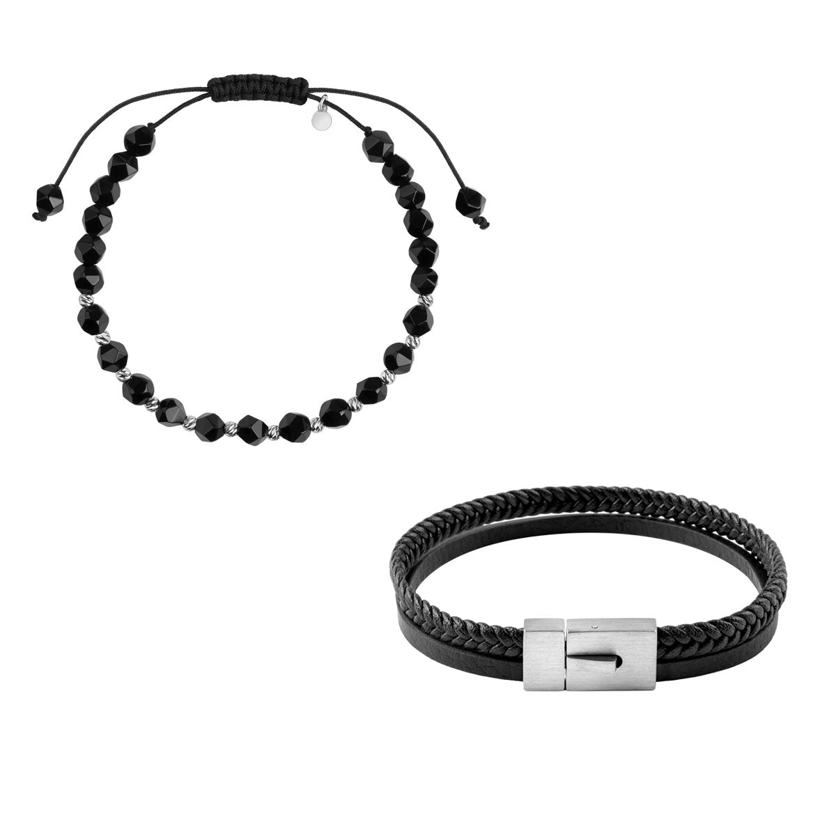 Komplet biżuterii męskiej - bransoletki