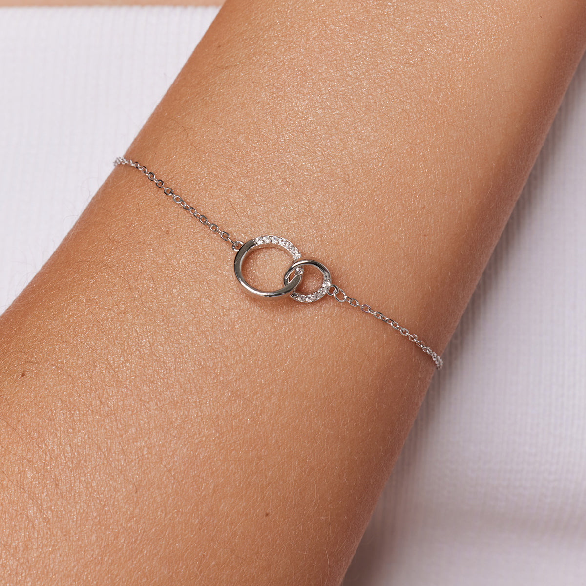 Komplet biżuterii srebrnej - koła