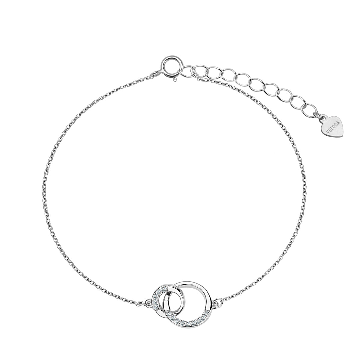 Komplet biżuterii srebrnej - koła