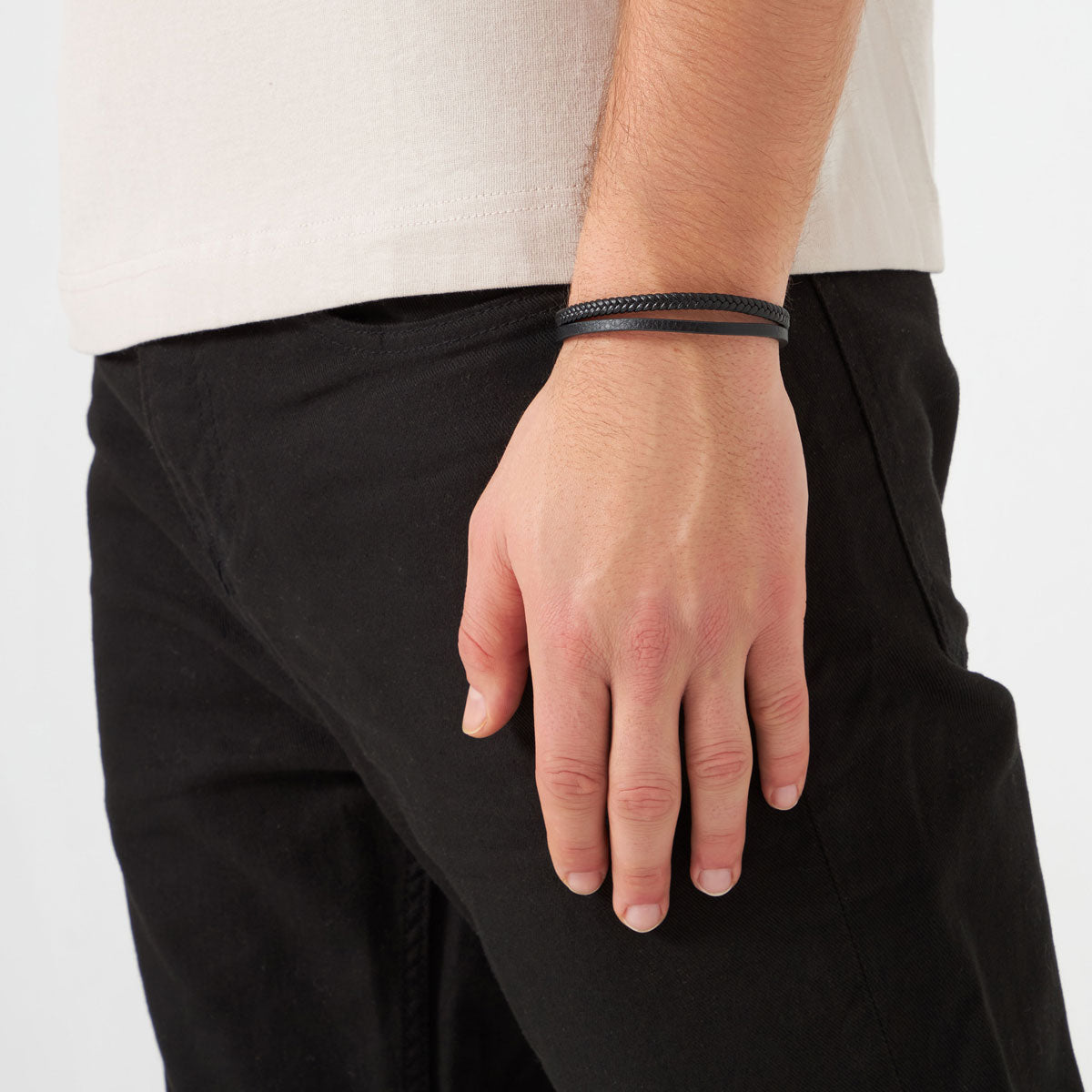 Bransoletka skórzana - Moderno