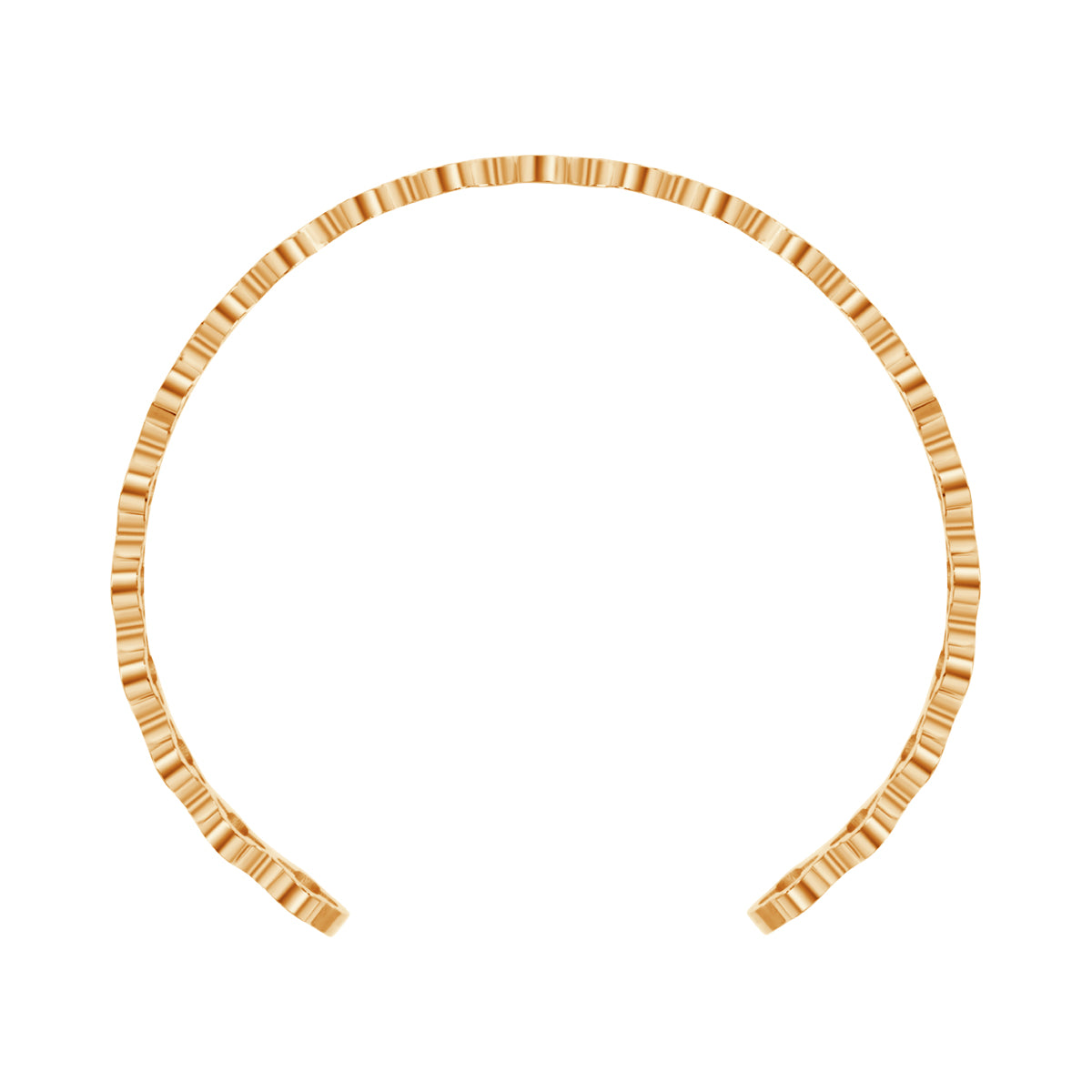 Bransoletka stalowa sztywna - kwiaty - Moderno