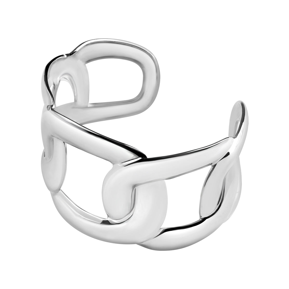 Bransoletka stalowa sztywna - otwarta - Moderno