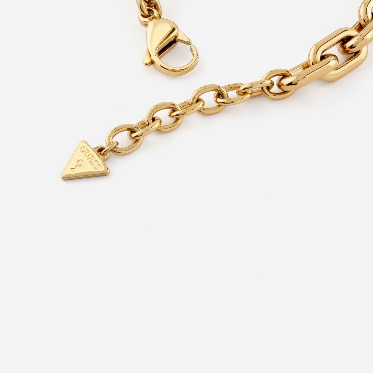 Bransoletka stalowa - serce - Guess Beloved