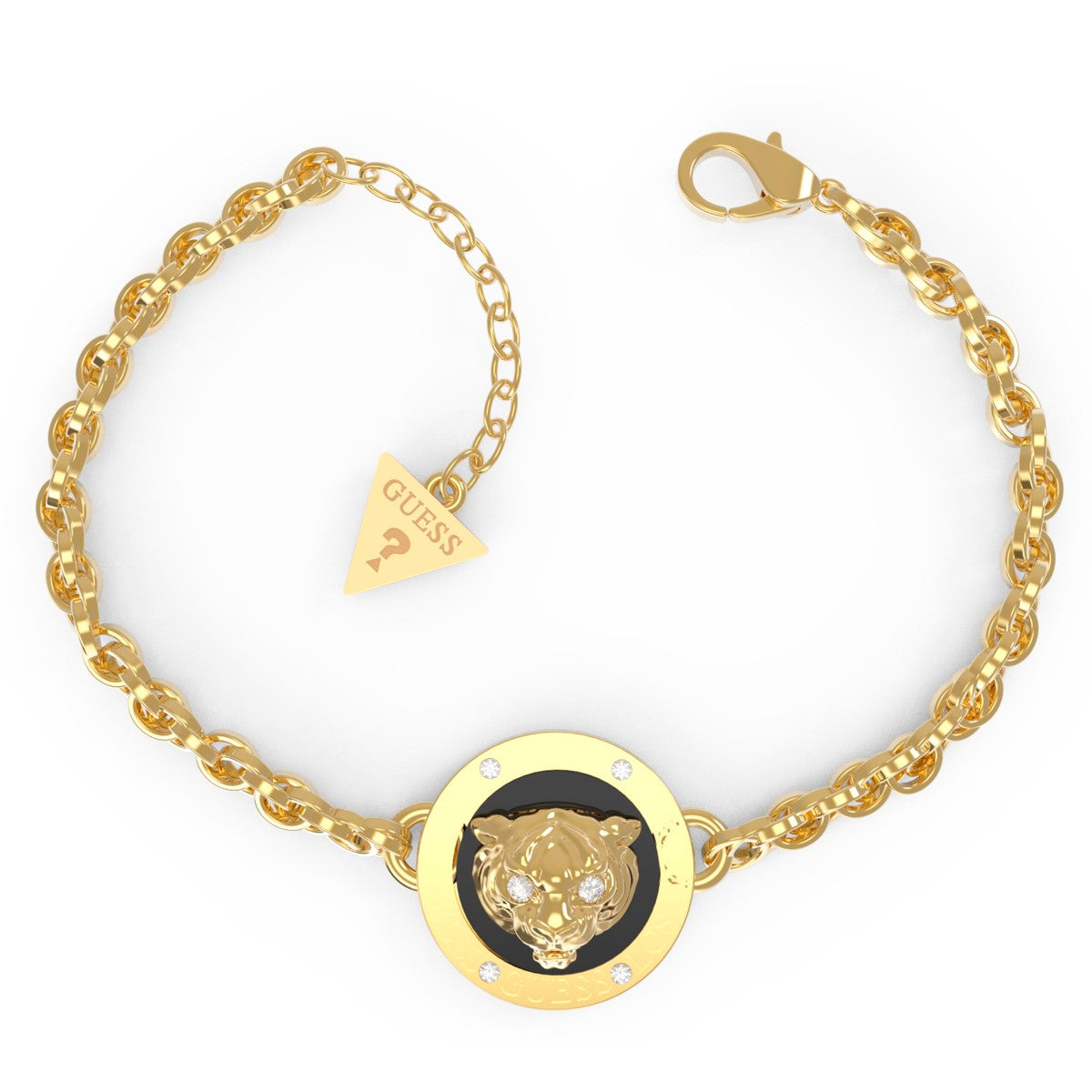 Bransoletka stalowa z cyrkoniami - Guess Daktari