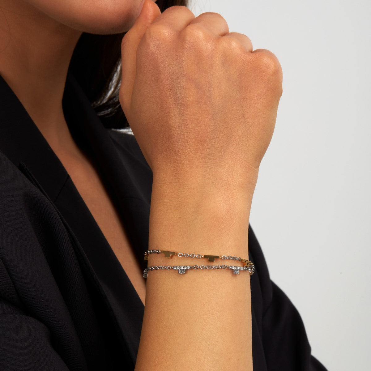 Bransoletka stalowa - Trussardi T-Logo