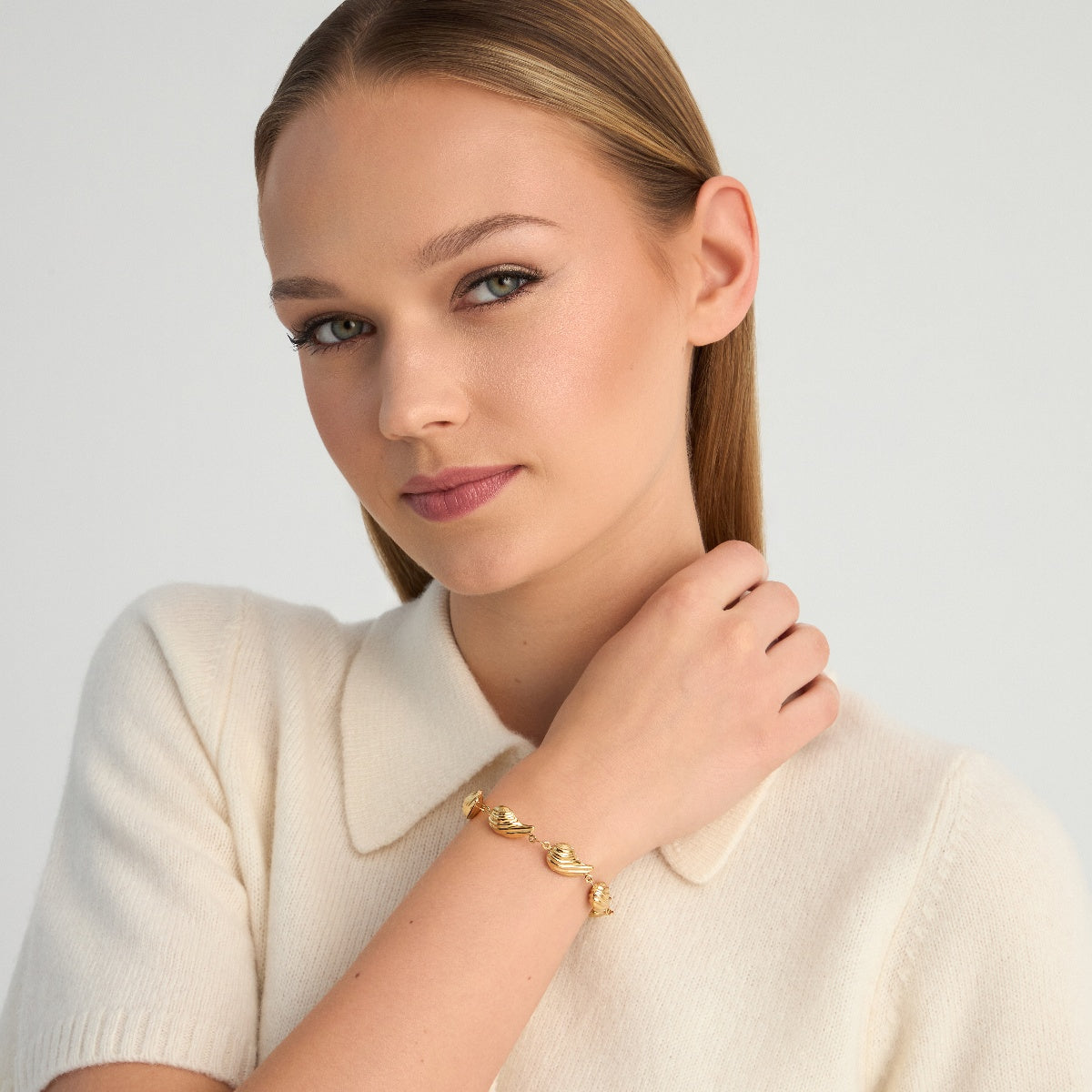 Bransoletka stalowa- łezki