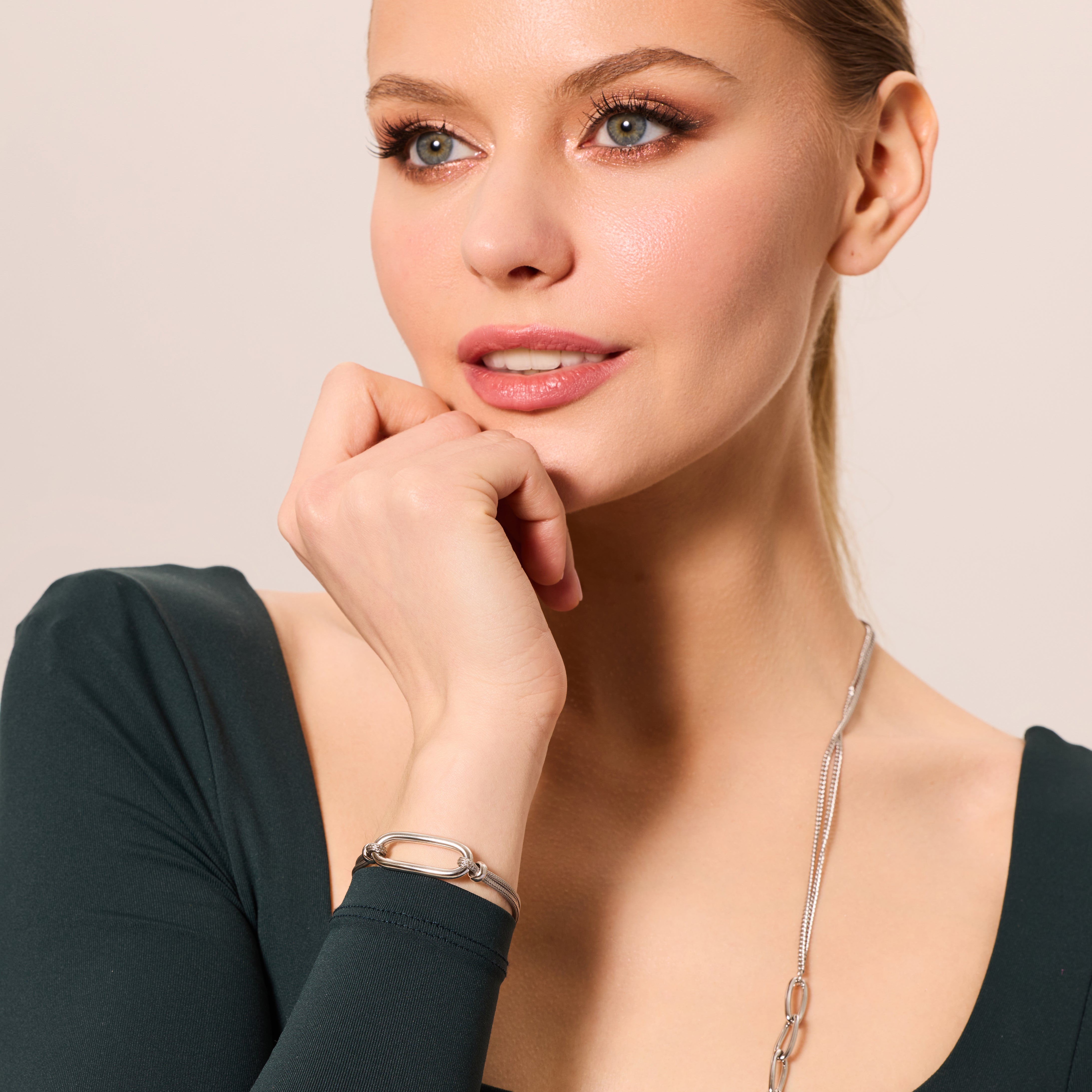 Bransoletka srebrna - Senza