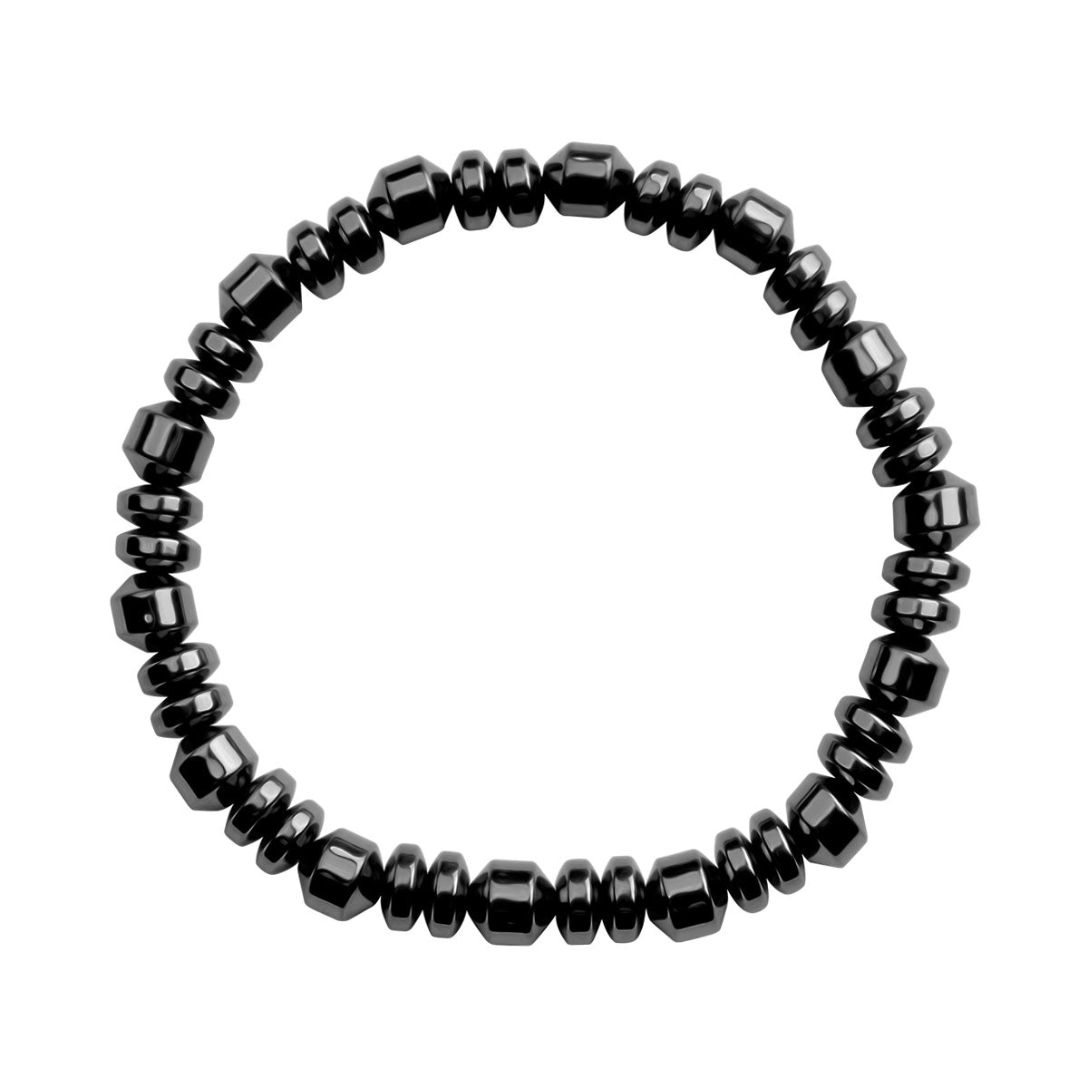 Bransoletka z hematytu - Grafito