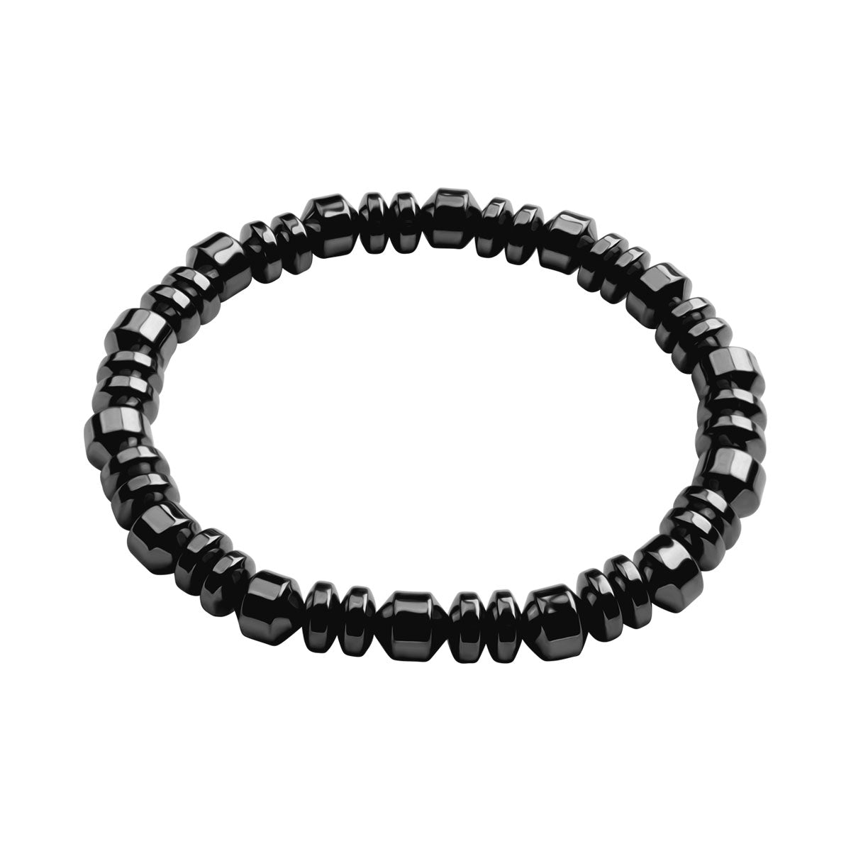 Bransoletka z hematytu - Grafito