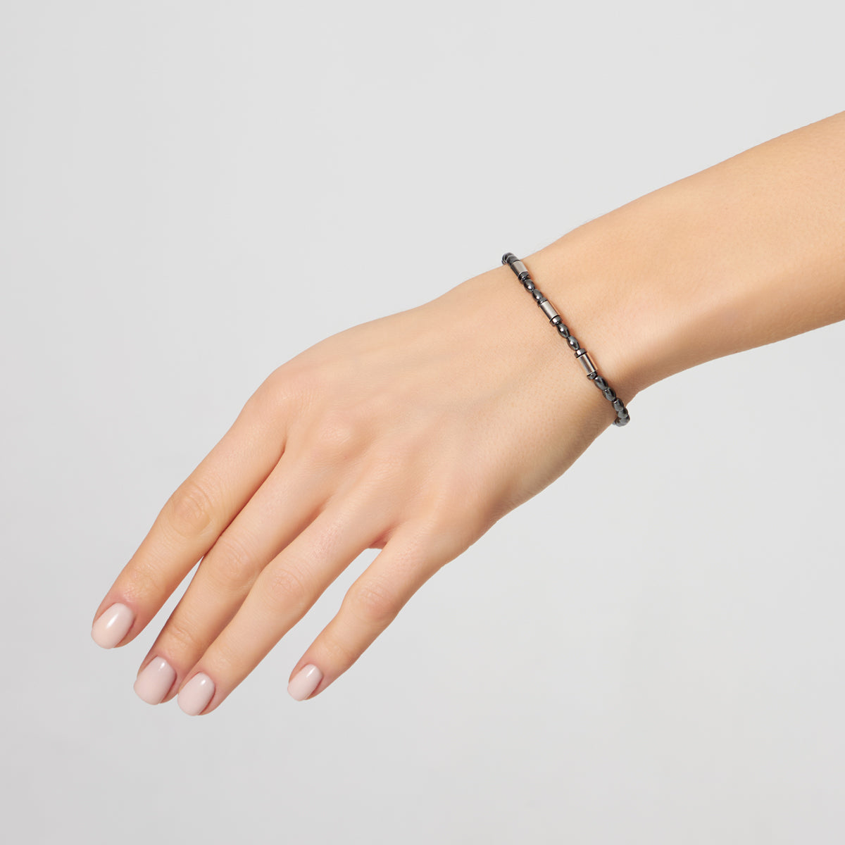 Bransoletka z hematytu - Grafito