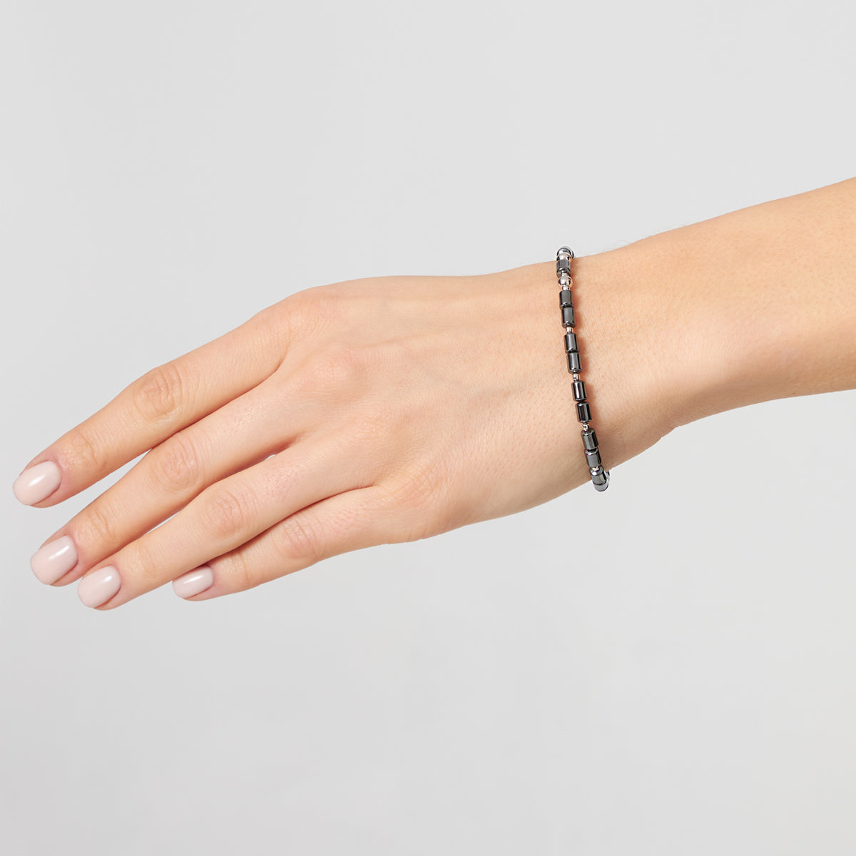 Bransoletka z hematytem - Grafito