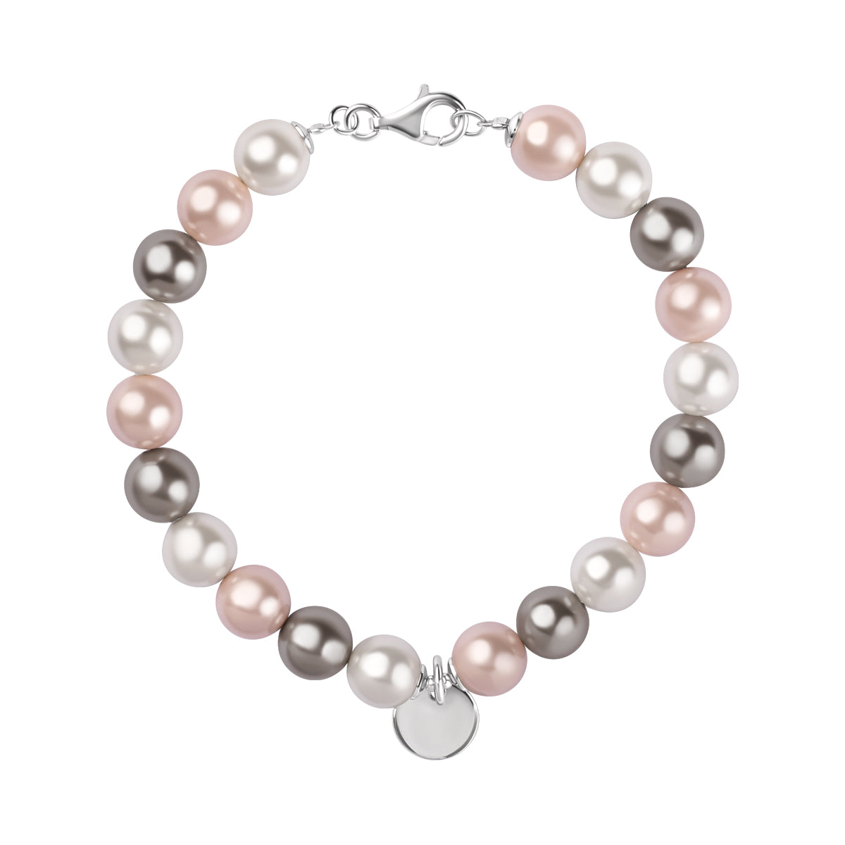 Bransoletka srebrna z muszli