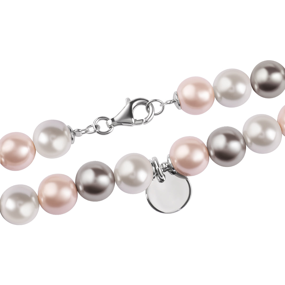 Bransoletka srebrna z muszlami