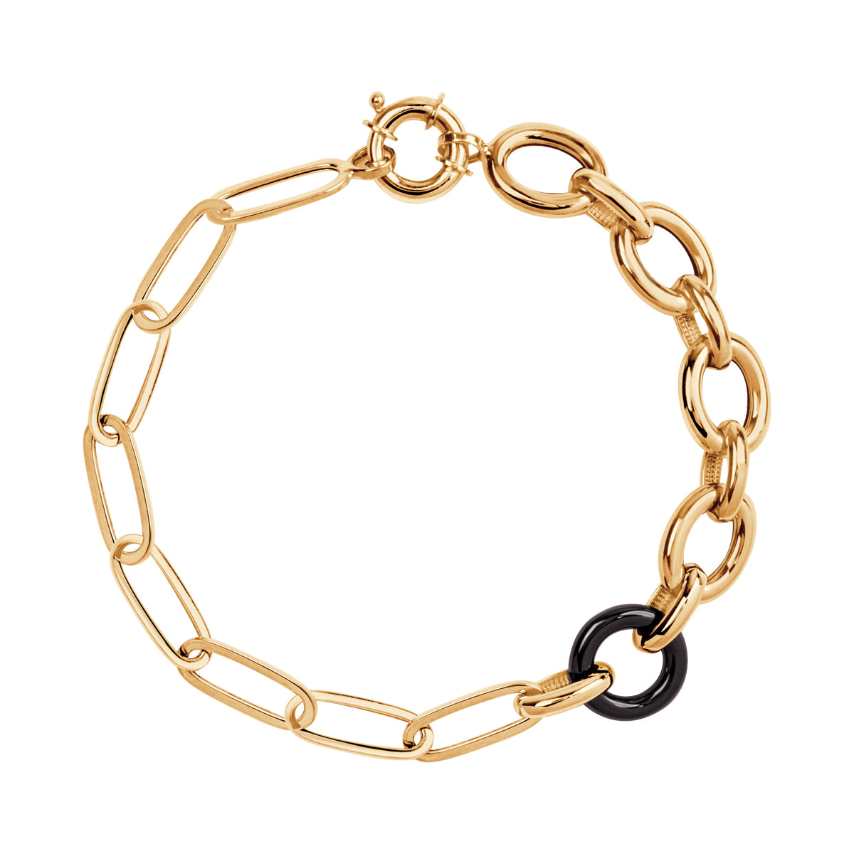 Bransoletka złota - koło