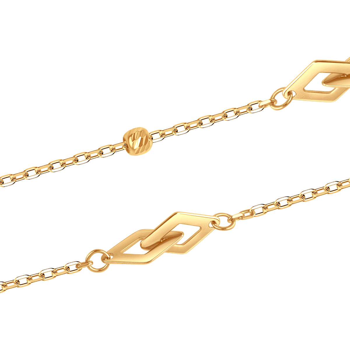 Bransoletka złota - kulki