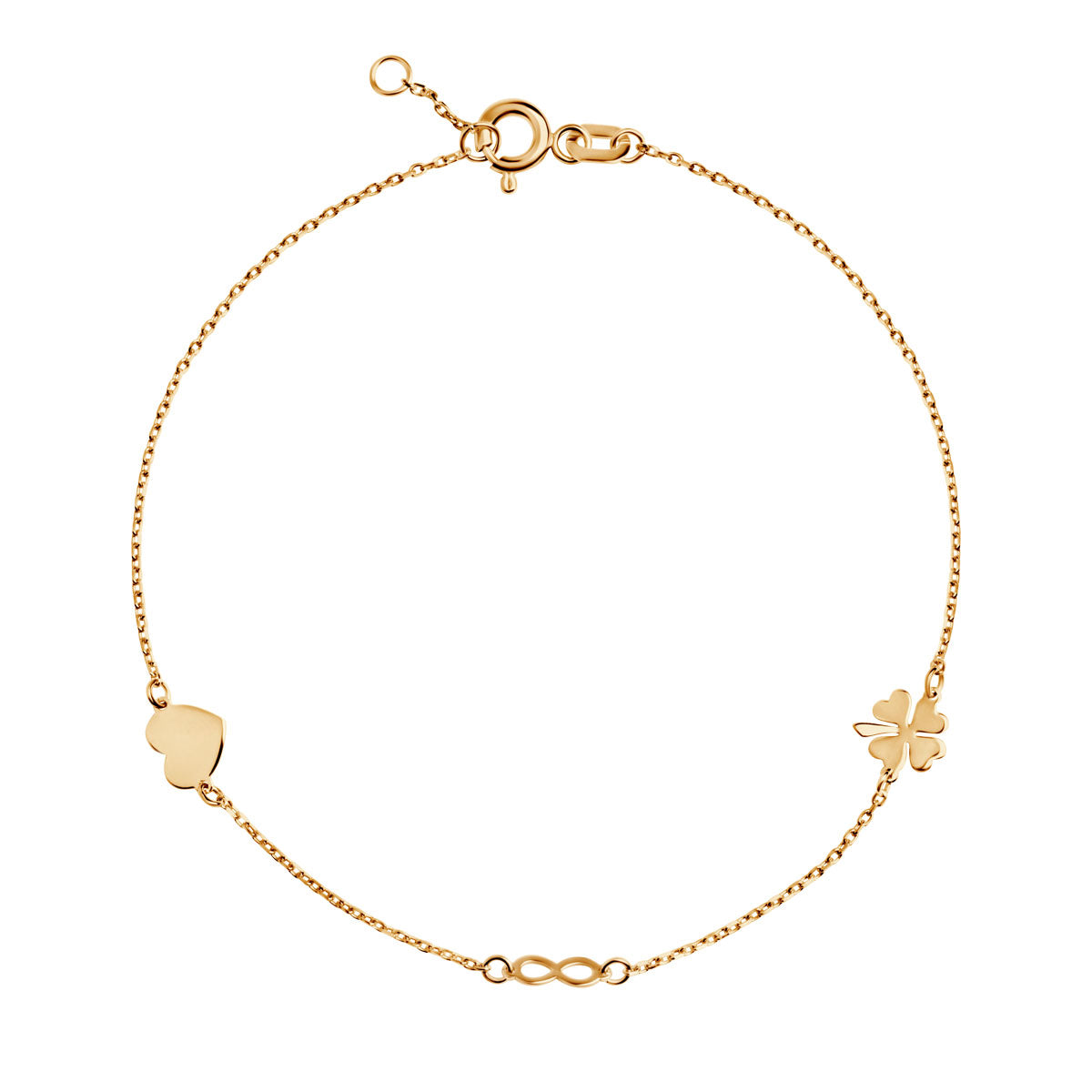 Bransoletka złota - na szczęście