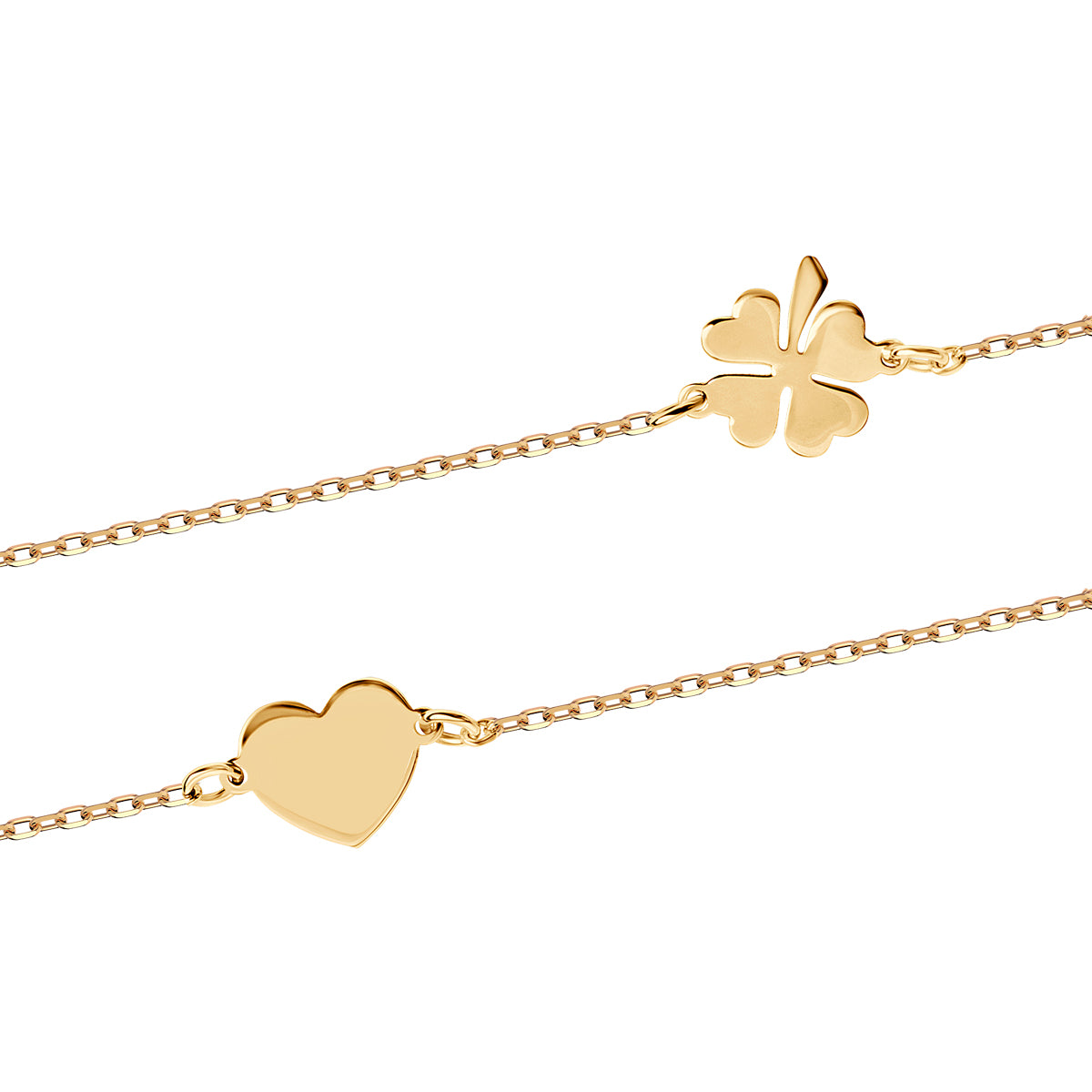 Bransoletka złota - na szczęście