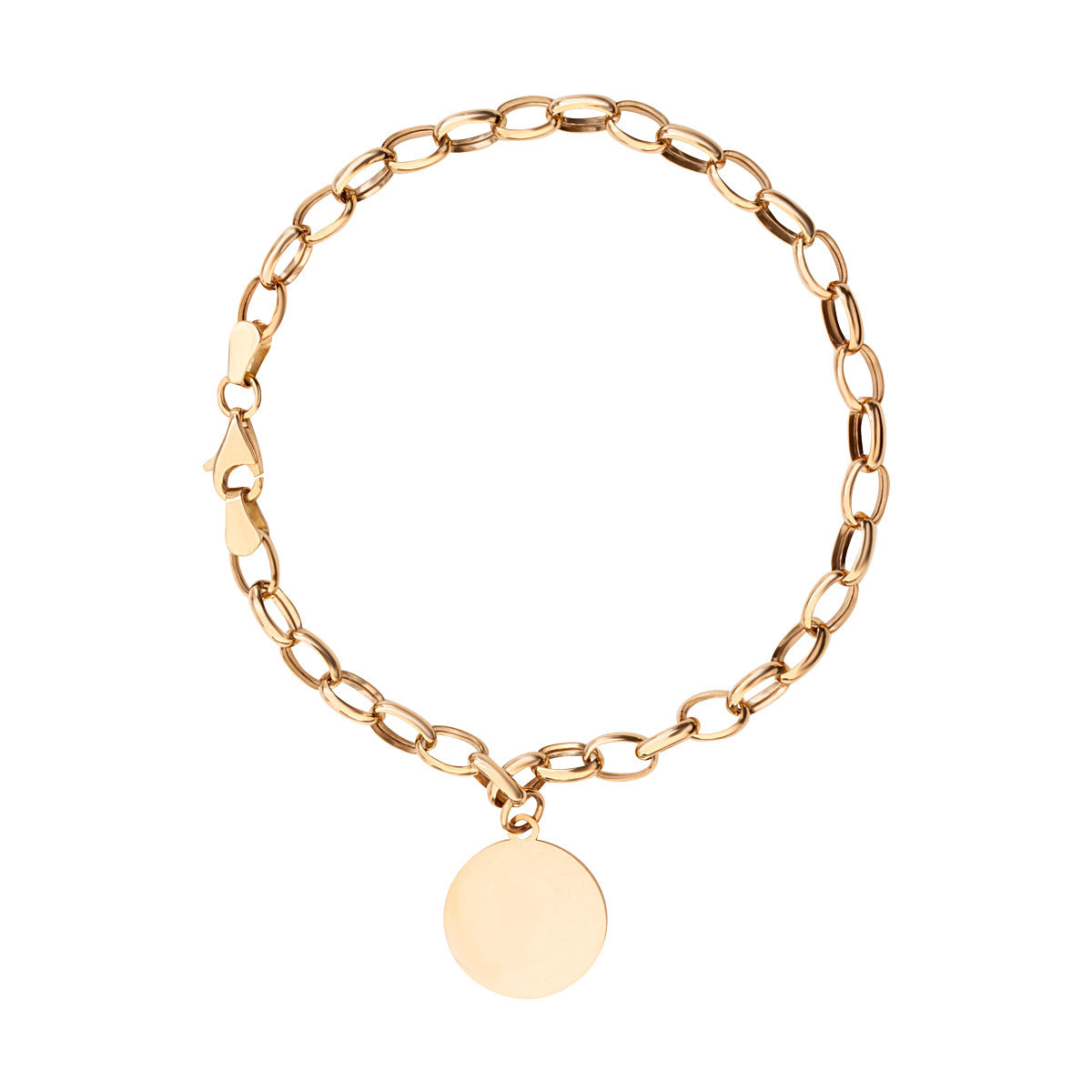 Bransoletka złota - koło