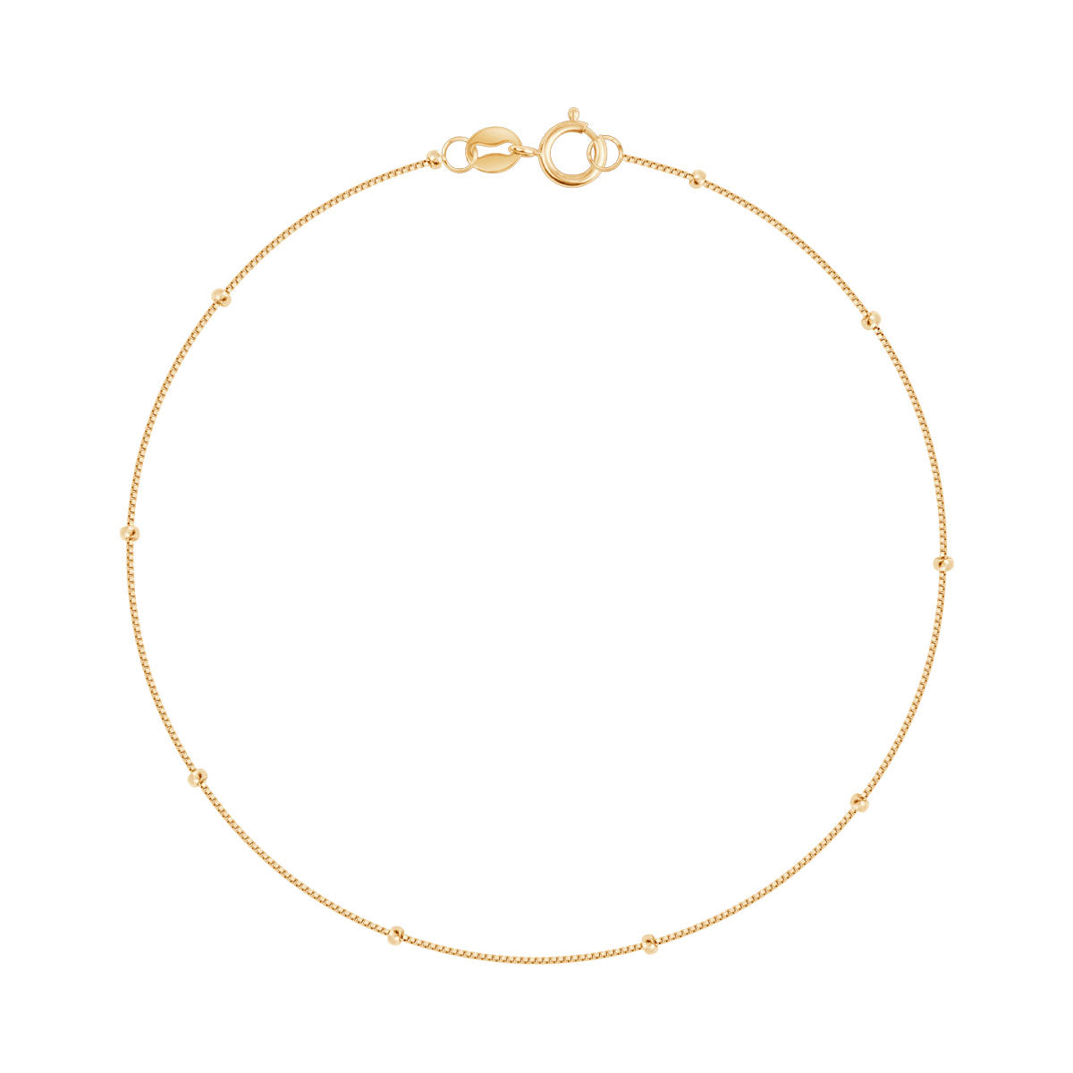 Bransoletka złota - kulki - Verona