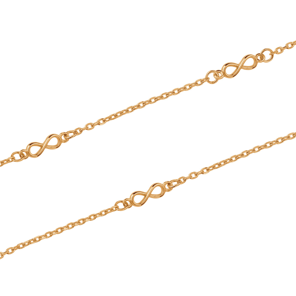 Bransoletka złota - nieskończoność