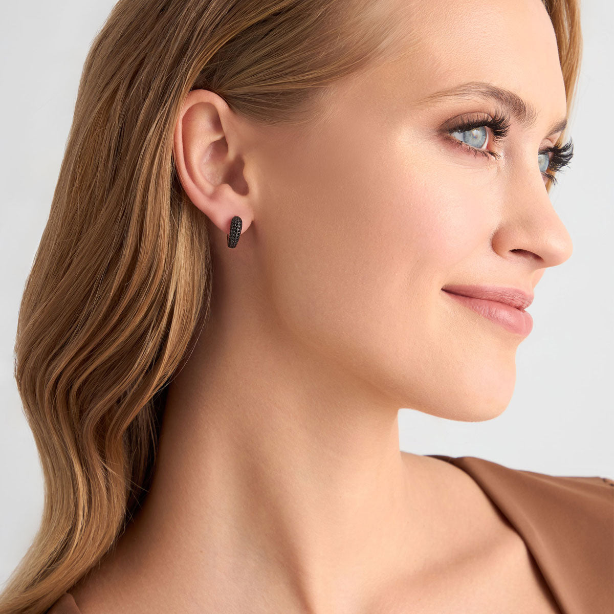 Kolczyki srebrne z cyrkoniami - Evento