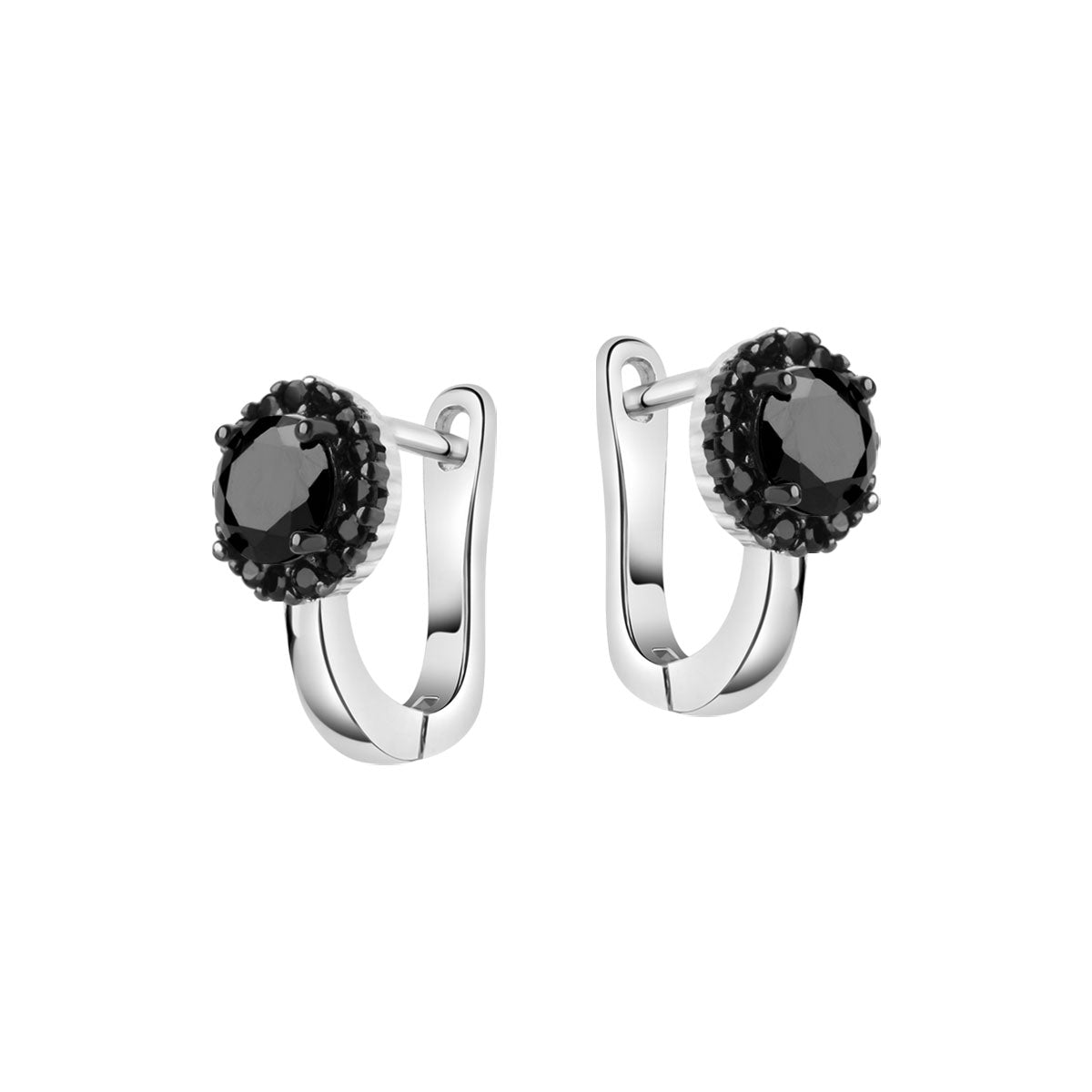 Kolczyki srebrne z cyrkoniami