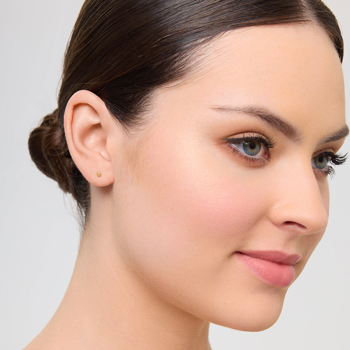 Kolczyk srebrny pozłacany - Bambini