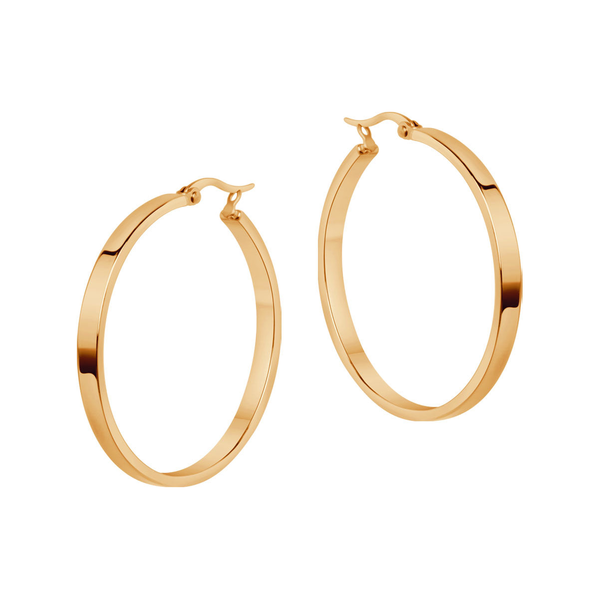 Kolczyki stalowe - koła - Moderno - Verona