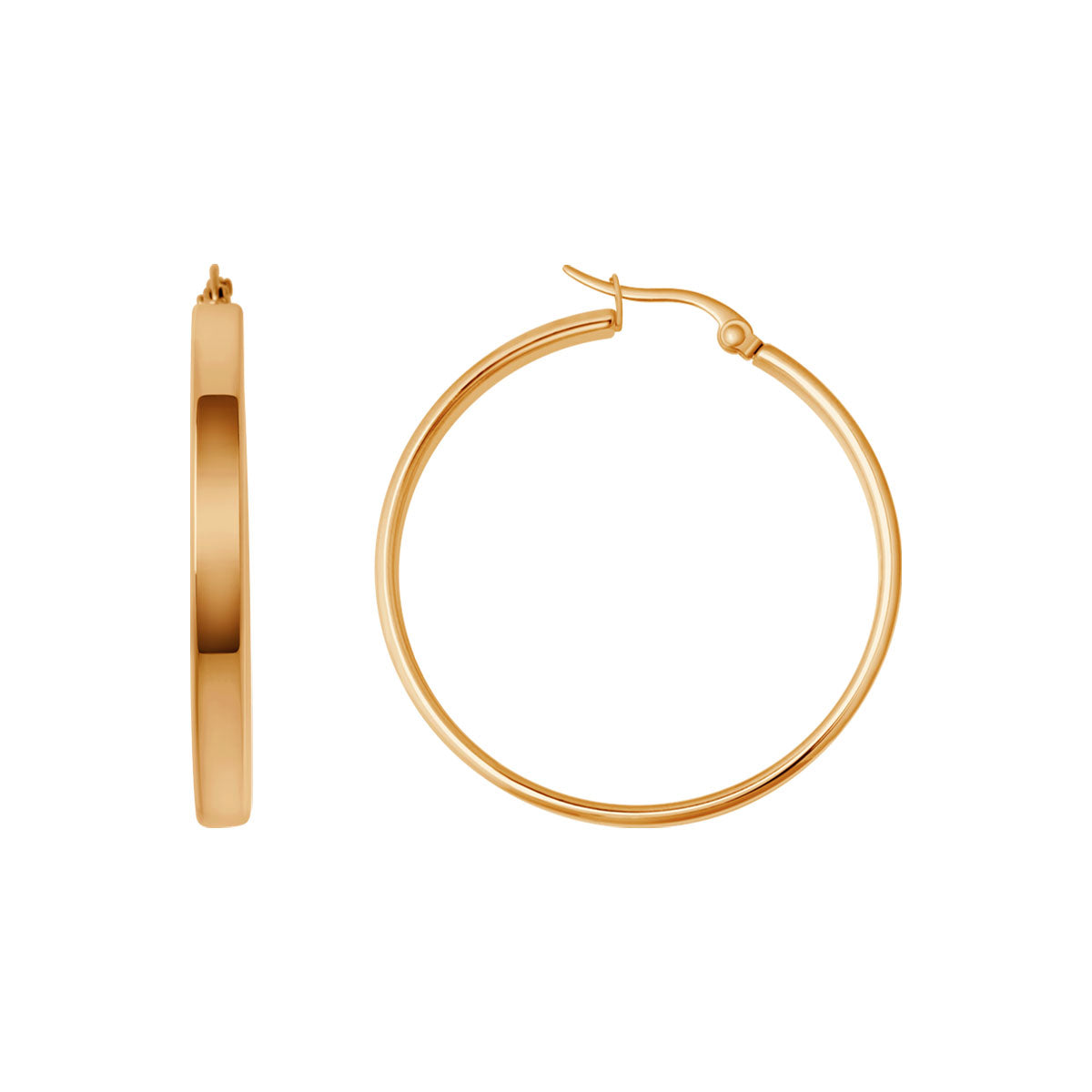 Kolczyki stalowe - koła - Moderno - Verona