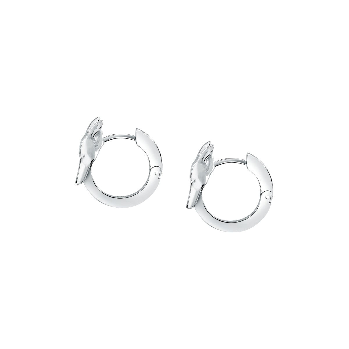 Kolczyki stalowe - koła - Trussardi T-Heritage Greydog