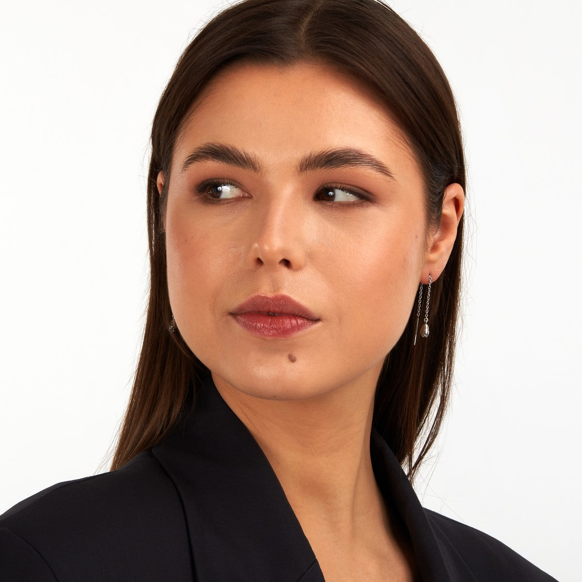 Kolczyki stalowe przeciągane - Trussardi T-Design Baroque