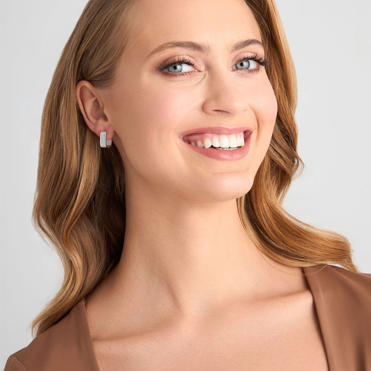 Kolczyki srebrne z cyrkoniami