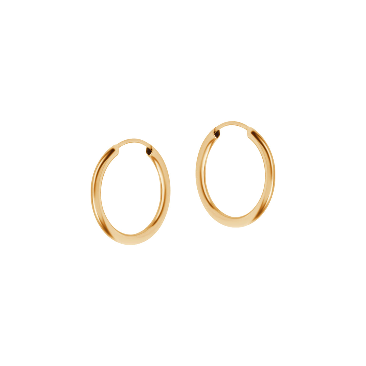 Kolczyki złote - koła - 333 - Verona