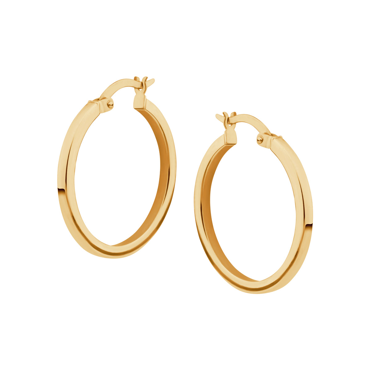 Kolczyki złote - koła