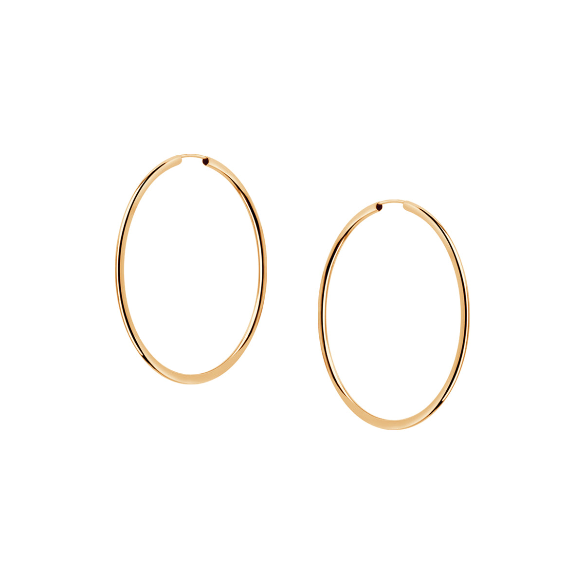 Kolczyki złote - koła - Verona