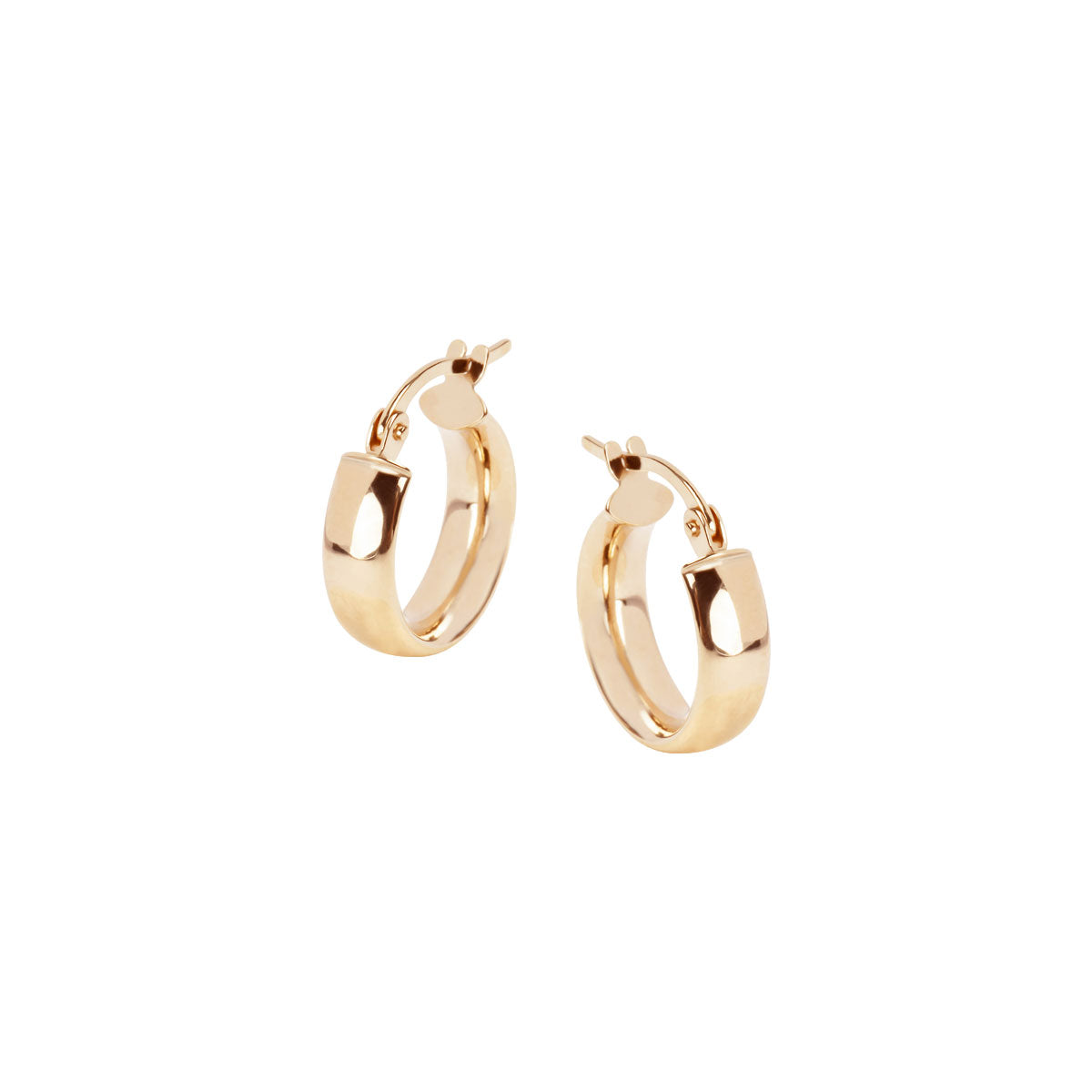 Kolczyki złote - koła - Verona