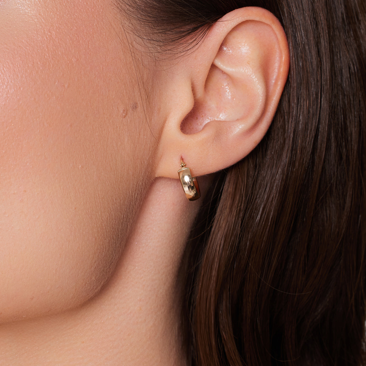 Kolczyki złote - koła - Verona