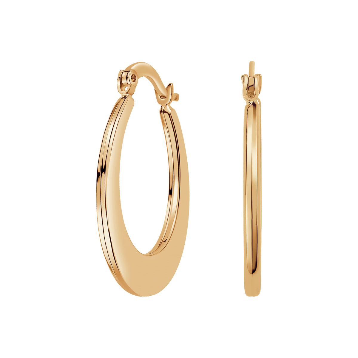 Kolczyki złote - koła