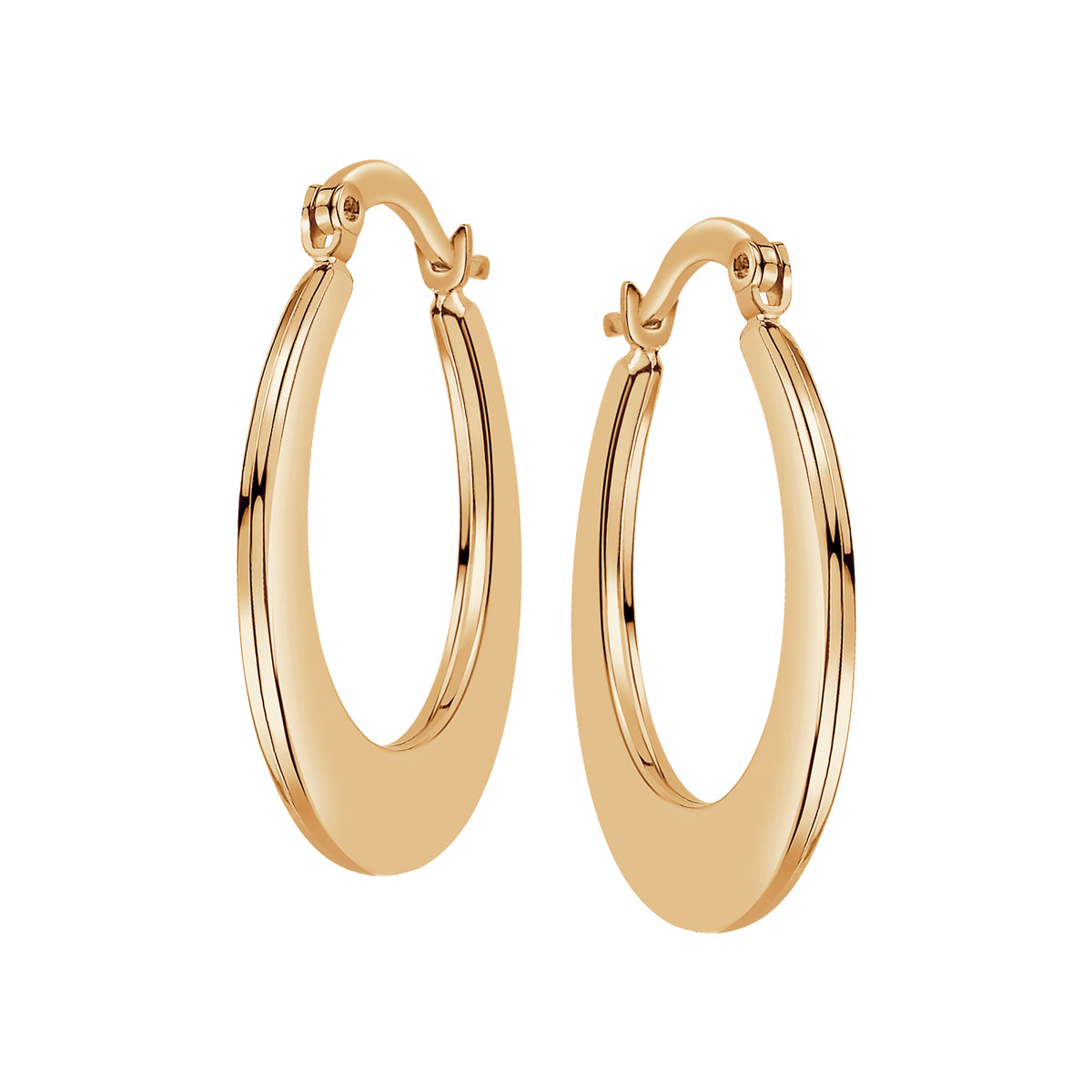 Kolczyki złote - koła