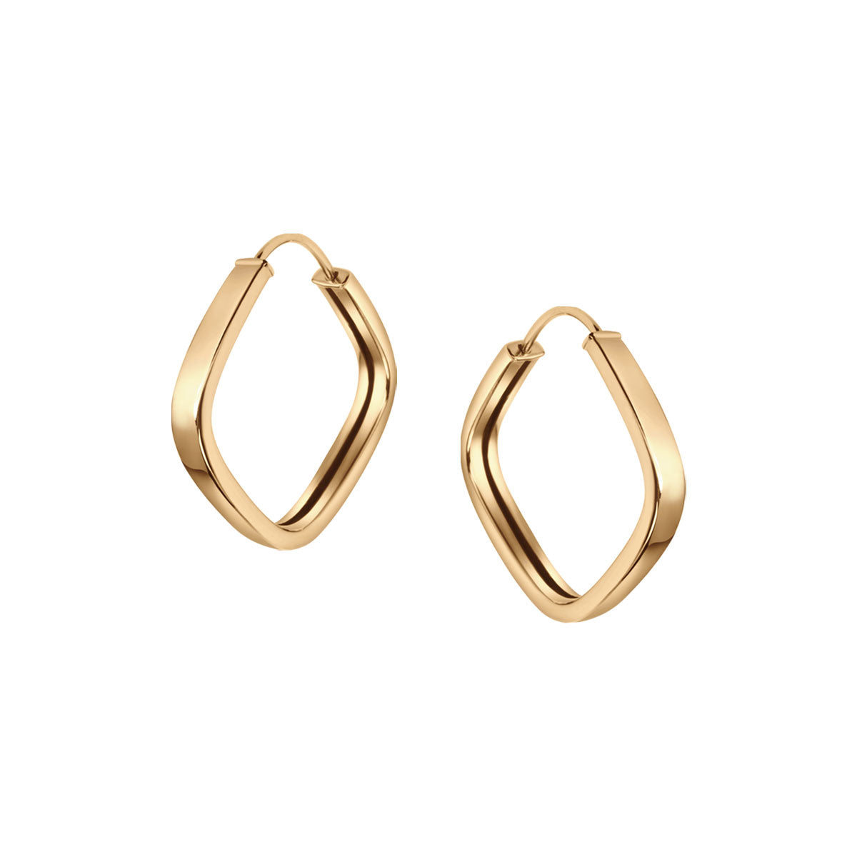 Kolczyki złote - koła - 585