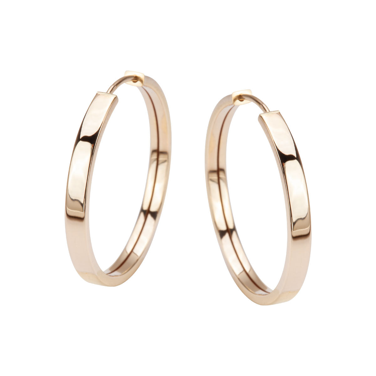 Kolczyki złote - koła - Verona