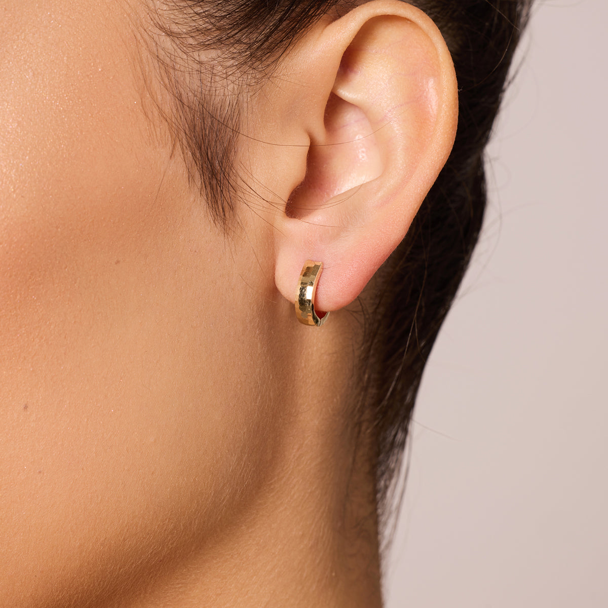 Kolczyki złote - koła