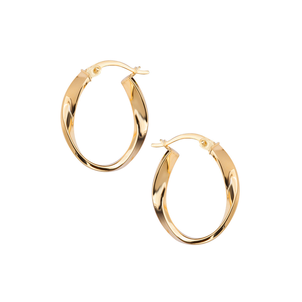 Kolczyki złote - koła