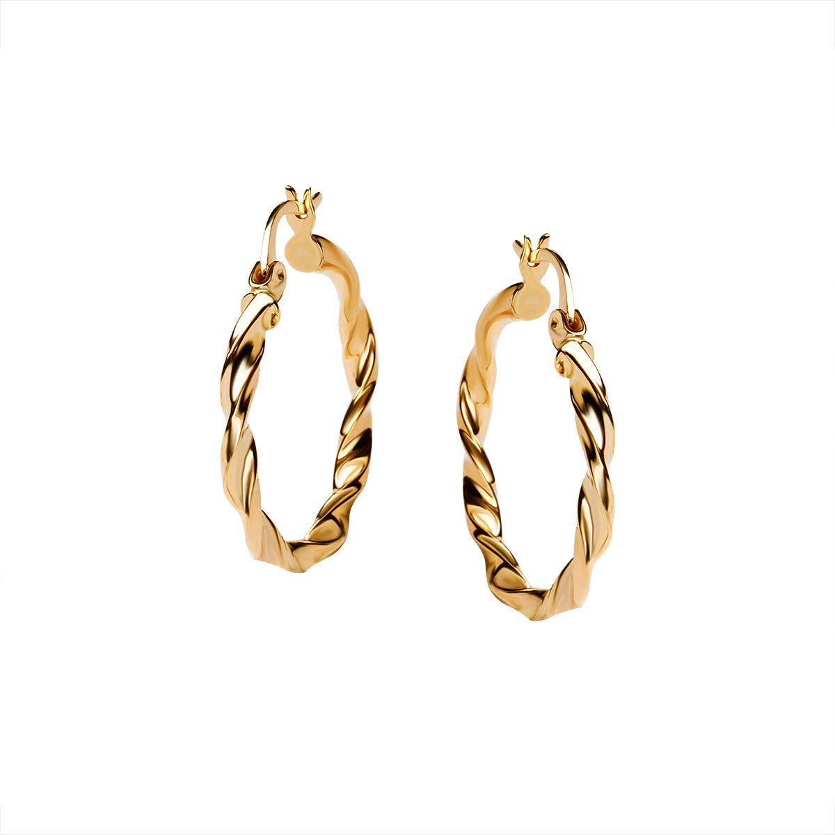 Kolczyki złote - koła