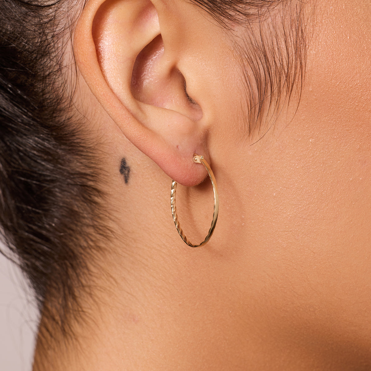 Kolczyki złote - koła