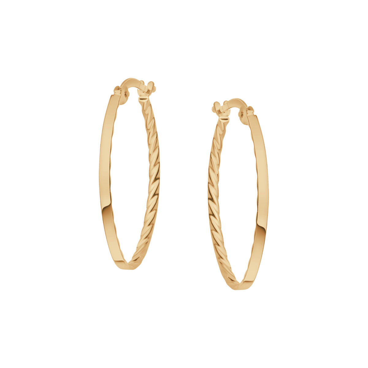 Kolczyki złote - koła