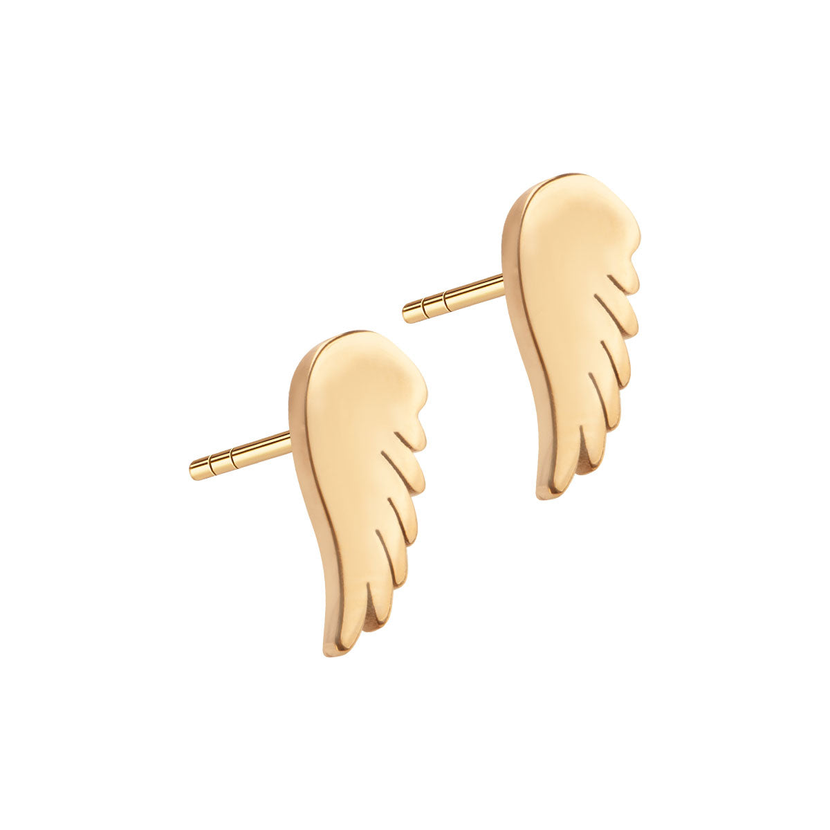 Kolczyki stalowe - skrzydła - Moderno