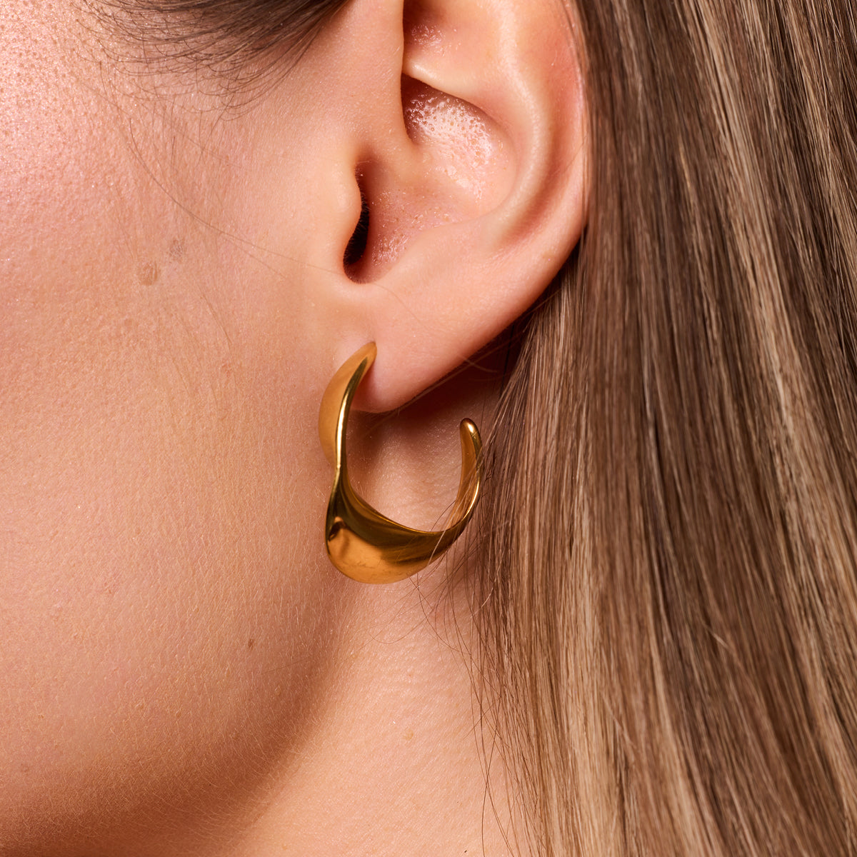 Kolczyki stalowe - Moderno