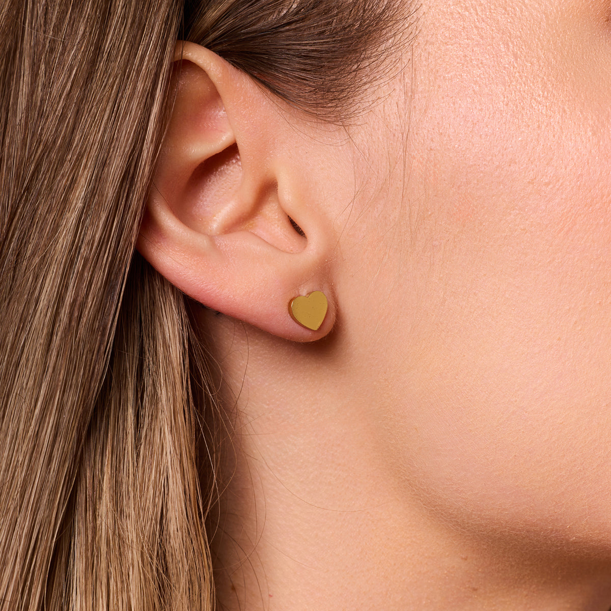 Kolczyki stalowe - serca - Moderno